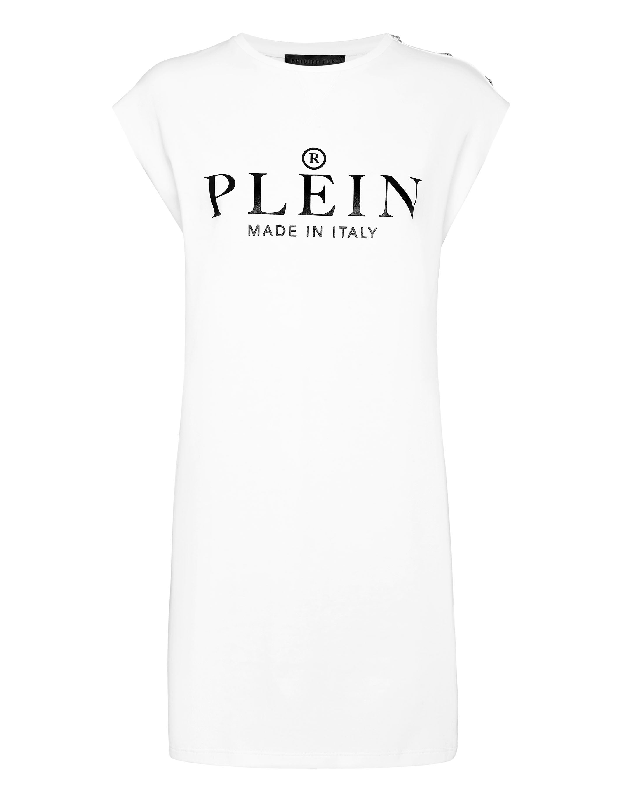 

Платье-футболка Iconic Plein PHILIPP PLEIN, белый