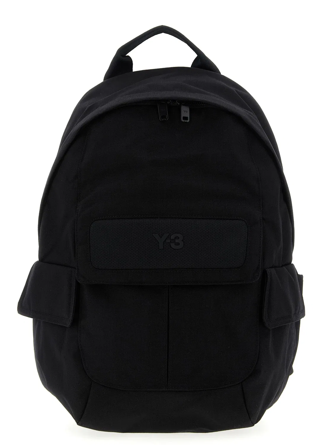 Рюкзак с маленьким логотипом и карманом Y-3, черный