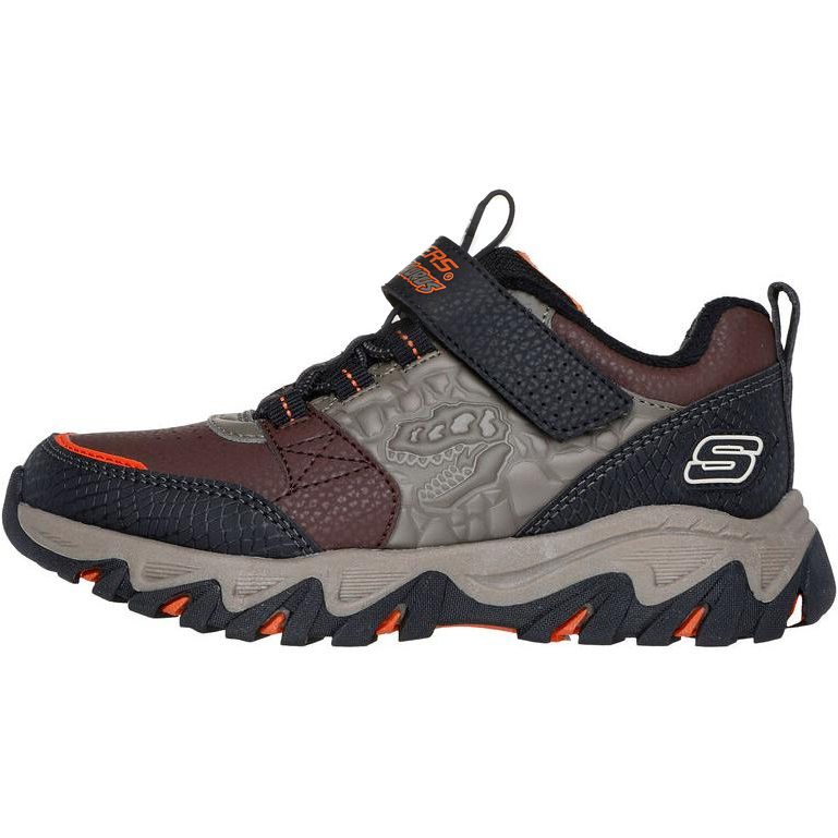 

Детские износостойкие низкие кроссовки для отдыха на природе для мальчиков Skechers Kids, коричневый/черный
