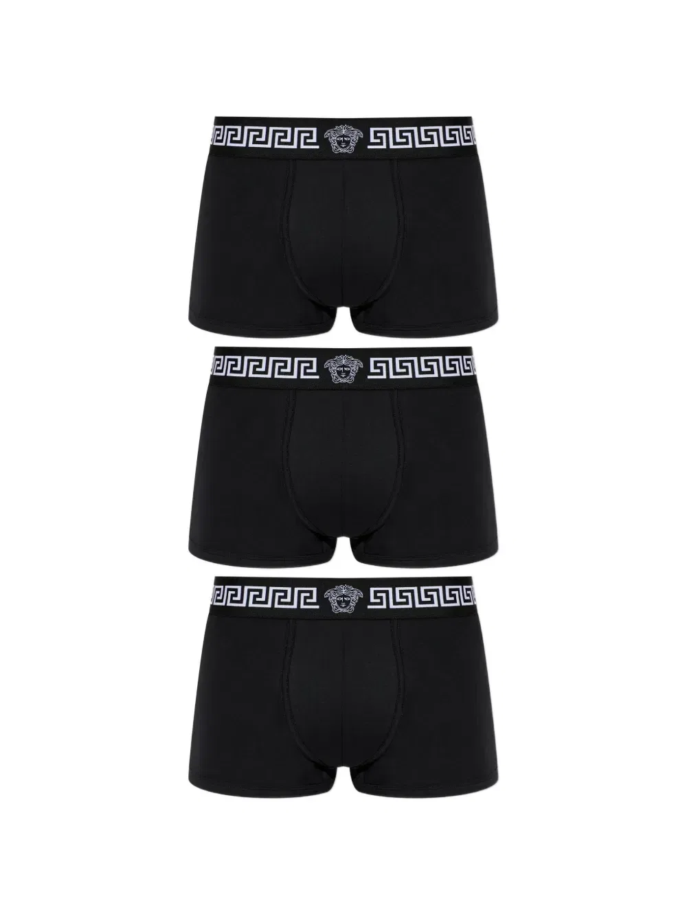 Боксеры «Greca Border» (упаковка из 3 штук) VERSACE, черный