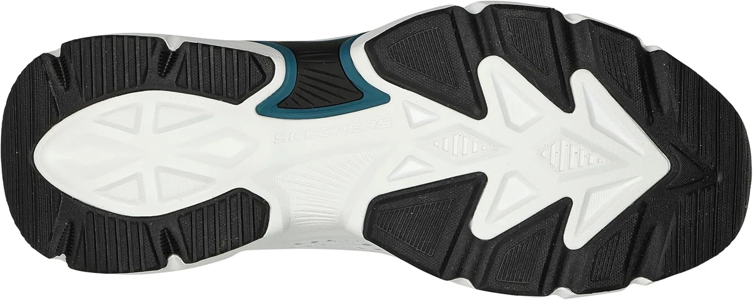 Мужские кроссовки Skechers Skech-air Ventura, White Mesh Synthetic Black Trim — фото 4
