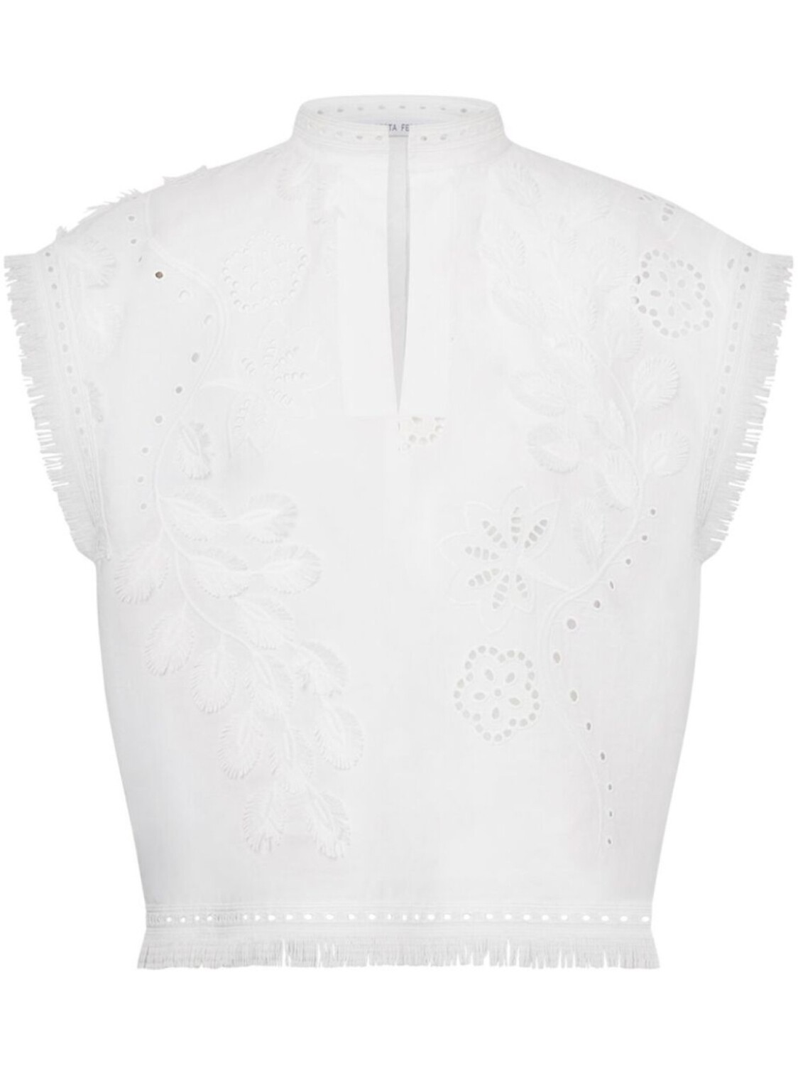 

Alberta Ferretti блузка с вышивкой, белый