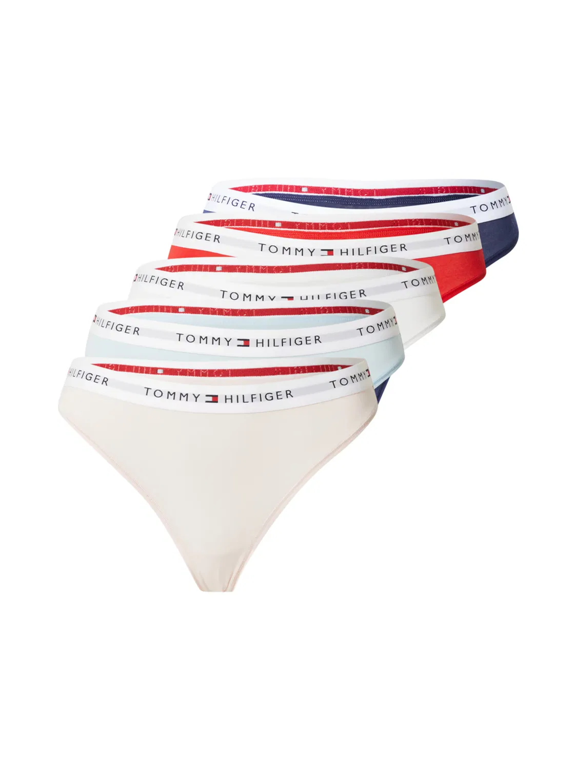 Трусы Tommy Hilfiger Underwear, Marine Blue/Pastel Blue/Pastel Pink/Red/White