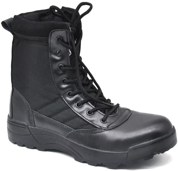 

Hhhchpm Женские тактические походные ботинки, водонепроницаемые, для летних кемпингов и пустыни, Мужские/женские походные ботинки для пустыни и джунглей, внедорожные тренировки, высокие походные ботинки, черный