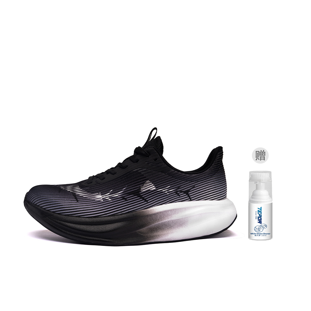 

Унисекс, с увеличенной высотой амортизации, износостойкие, легкие, дышащие, с золотистой карбоновой пластиной Tepor, gradient черный+[free shoe cleaning tool]