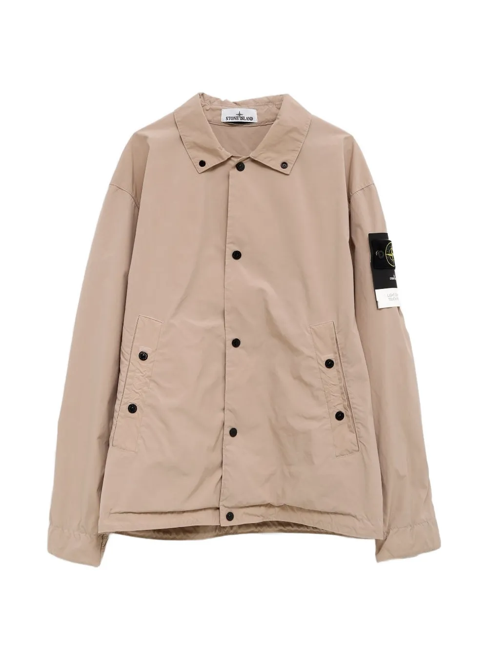 

Куртка с накладными карманами на пуговицах Stone Island, бежевый