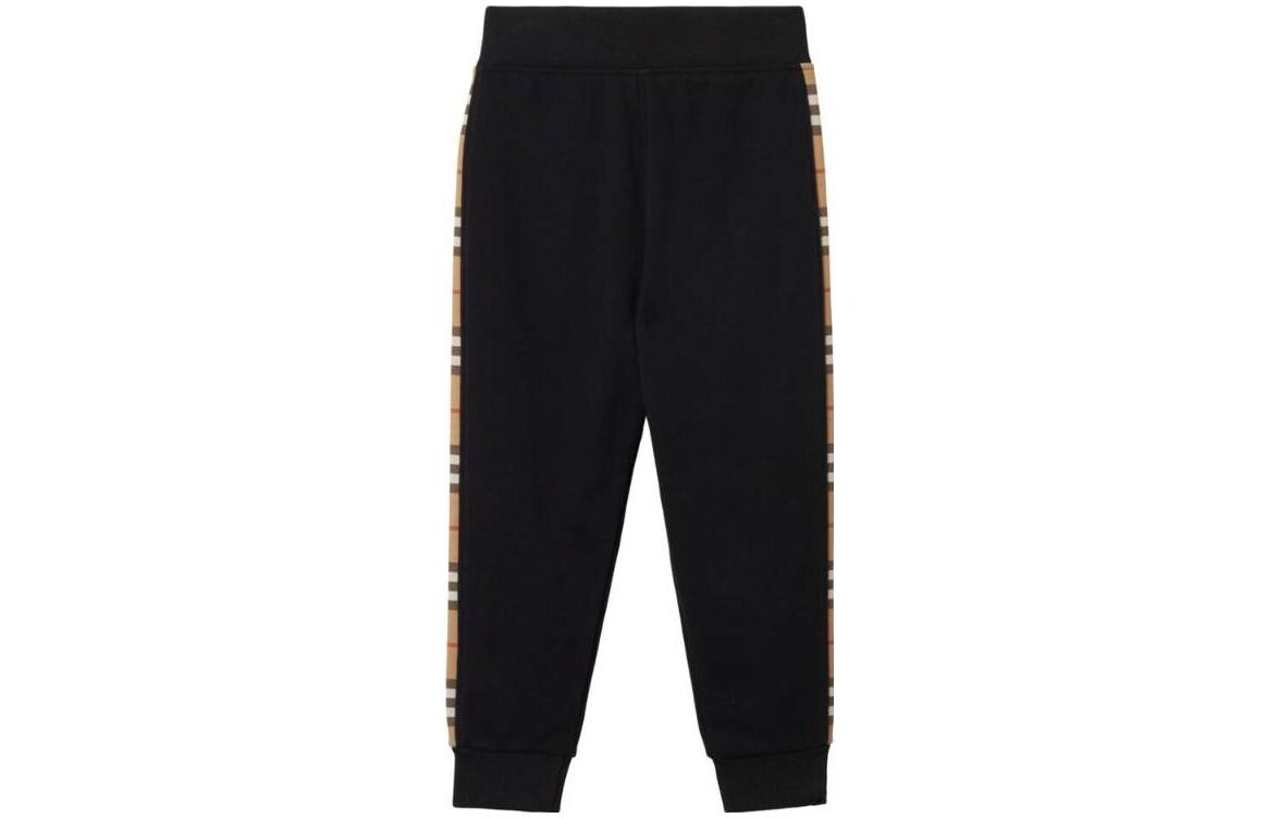 

Детские трикотажные спортивные штаны Burberry, цвет Black