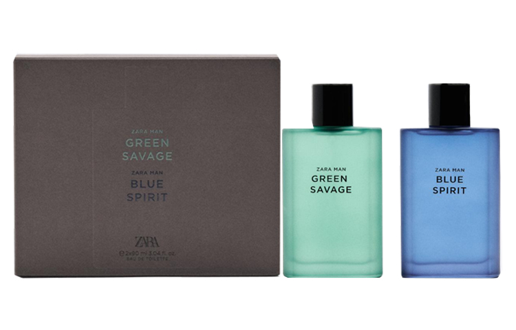 Парфюмерный набор Zara Green savage, 90 мл + Zara Blue spirit, 90 мл — фото 2