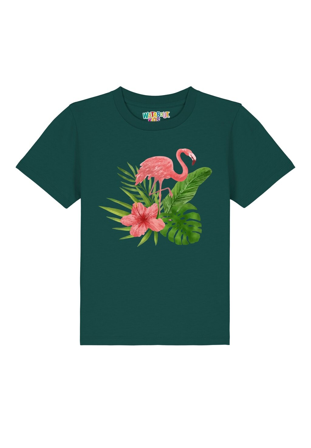 

Футболка с принтом FLAMINGO Watapparel, цвет glazed green