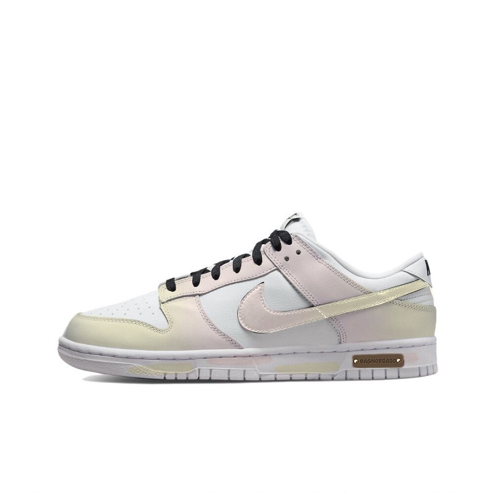 

Кроссовки Nike Dunk Skateboarding Shoes Men Low-top Yellow/Pink, розовый