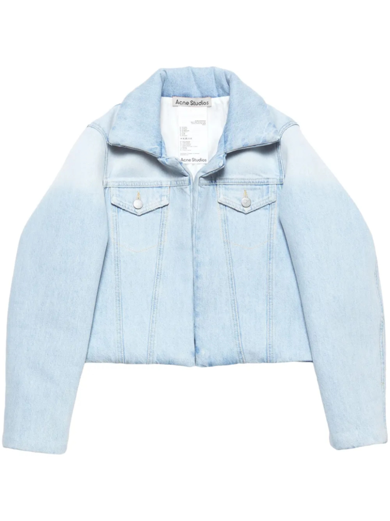 

Джинсовая куртка с подкладкой Acne Studios, синий