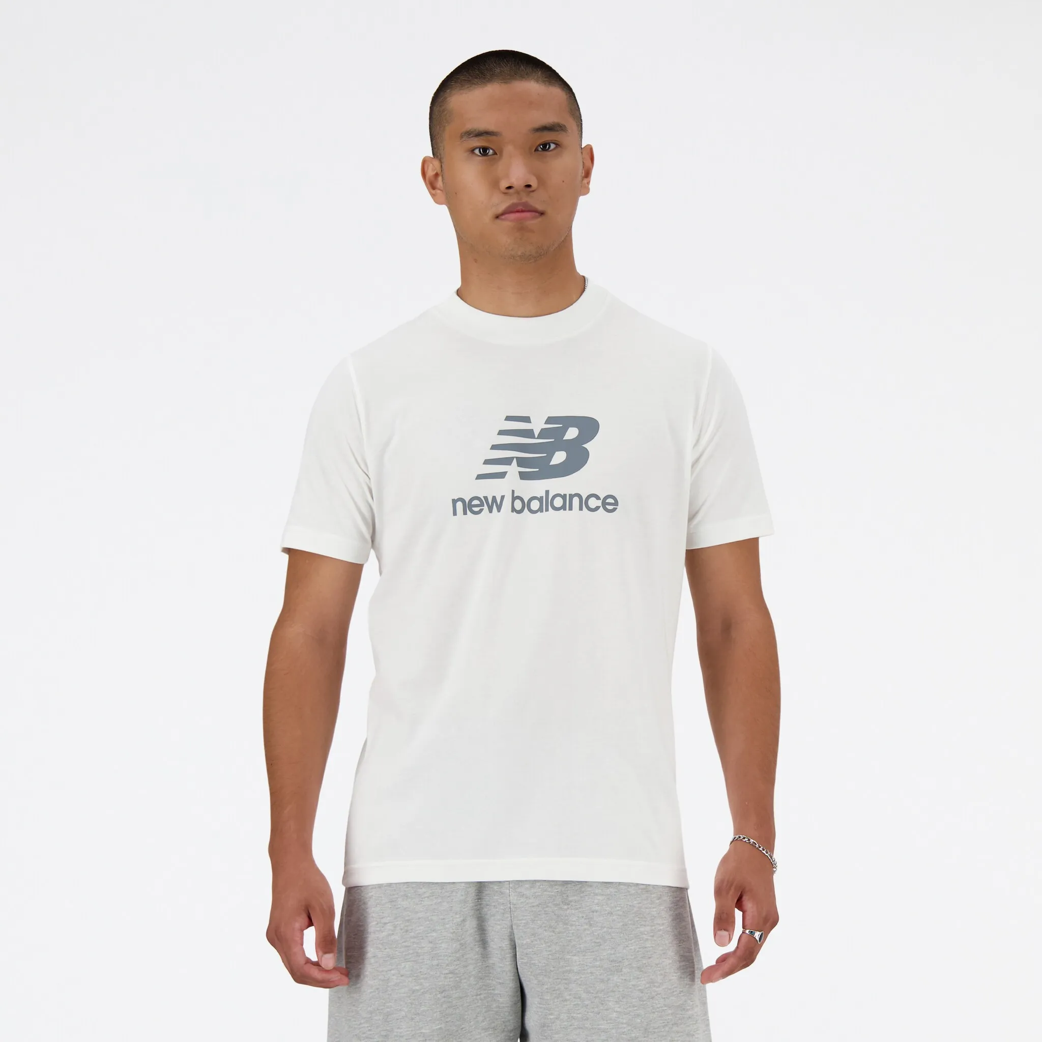 

Футболка New Balance "ФУТБОЛКА С ЛОГОТИПОМ SPORT ESSENTIALS", белый