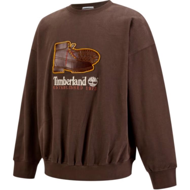 

Timberland Новая худи AF Box Fit Badge унисекс brown