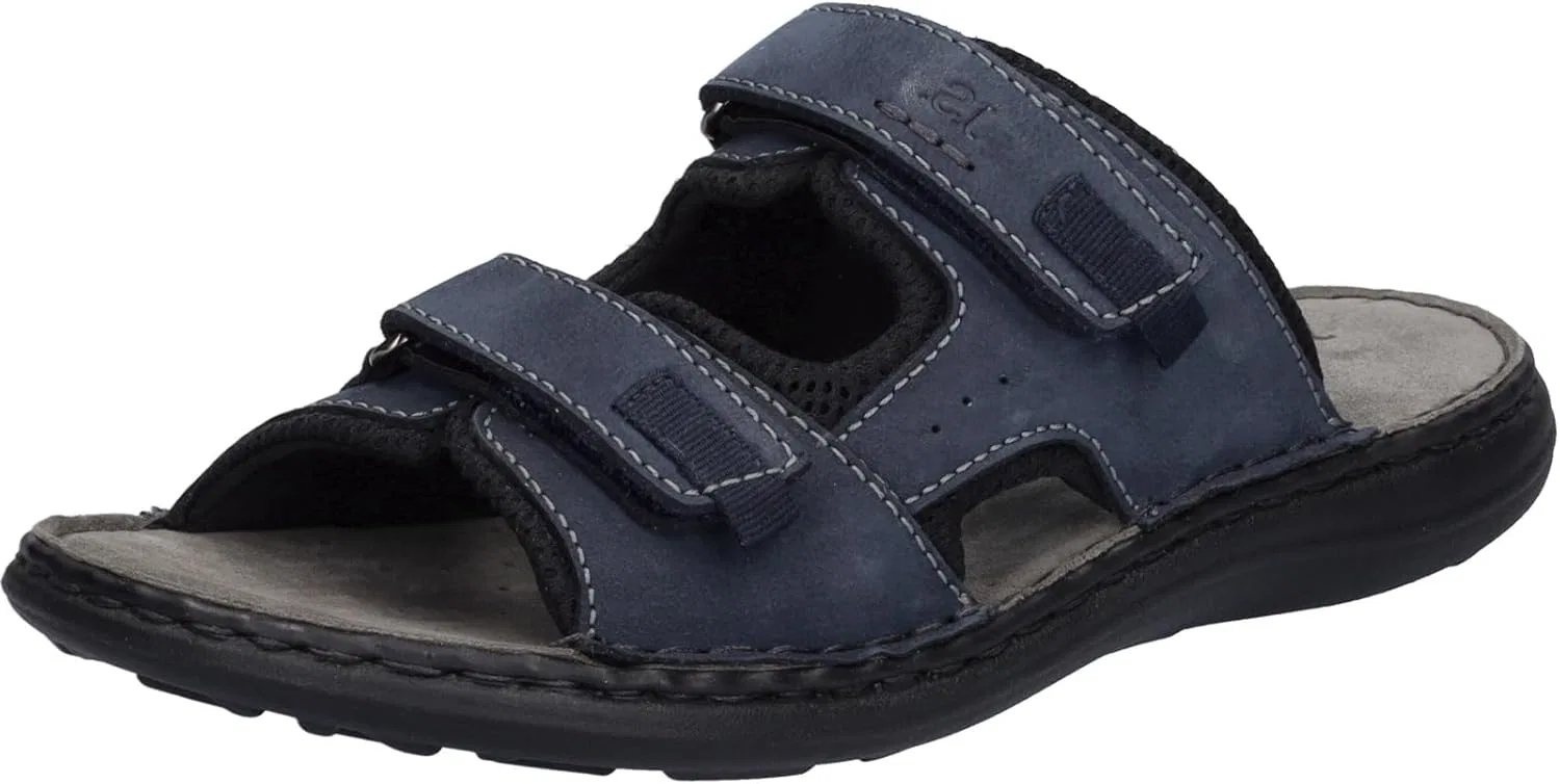 Классические мужские сандалии Josef Seibel Vincent 14, ширина G (стандартная), Jeans Combi