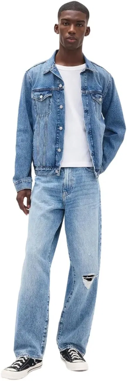 Джинсы мешковатые GAP, Light Wash