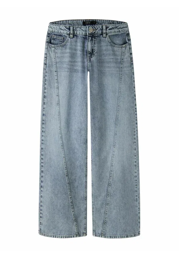 Джинсы Lmtd wide leg straight leg jeans, светло-голубой деним