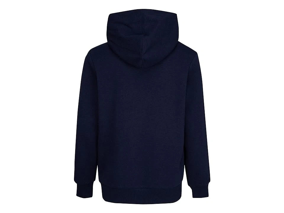 Детская толстовка Converse Spray Hoodie, черная, хлопковая, с графическим принтом, RED464 — фото 2