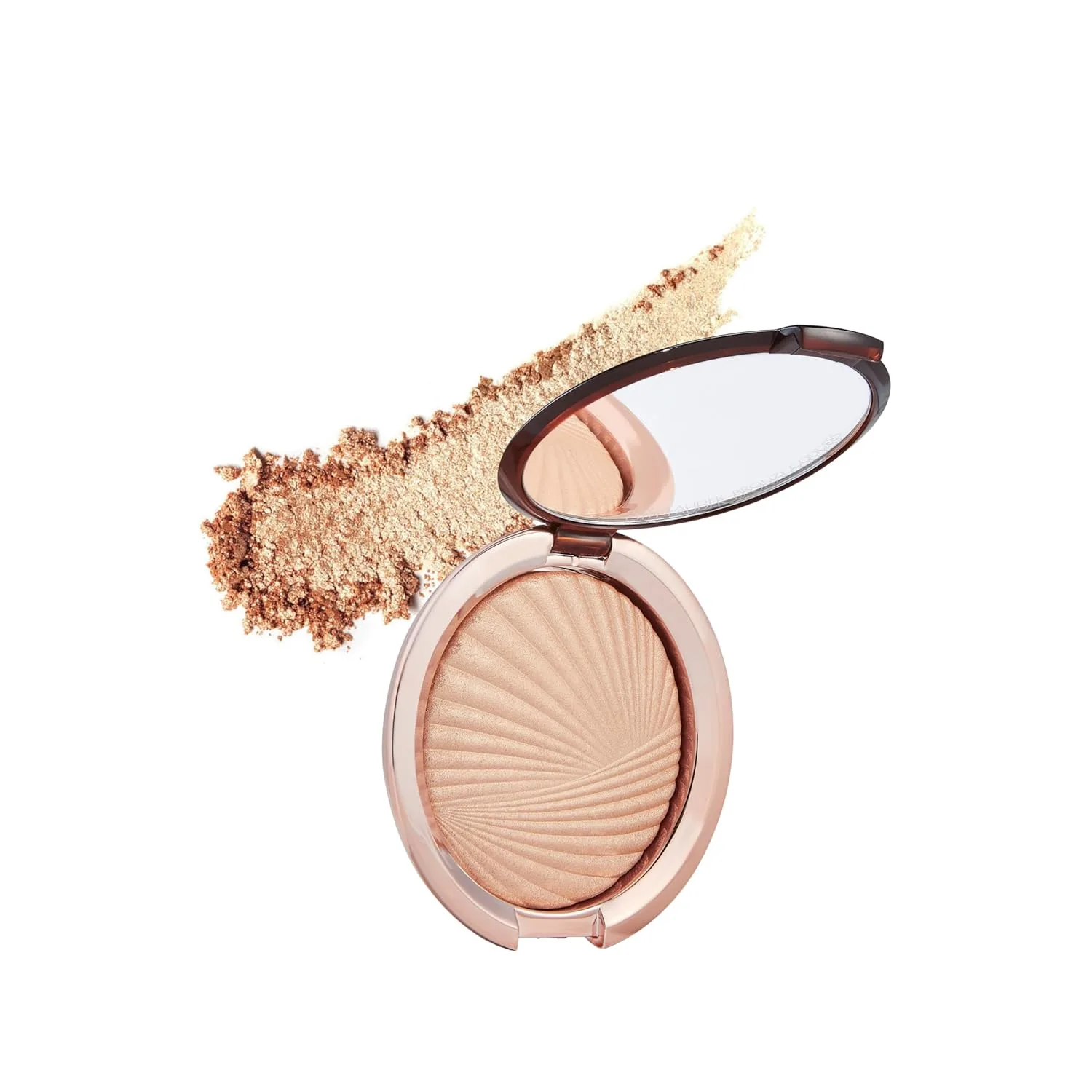 Хайлайтер-пудра Estée Lauder Bronze Goddess Highlighting Powder Gelée | Регулируемая интенсивность цвета и сияние, 0,31 унции, 01 Heatwave - Soft Champagne Gold with Luminous Pearl