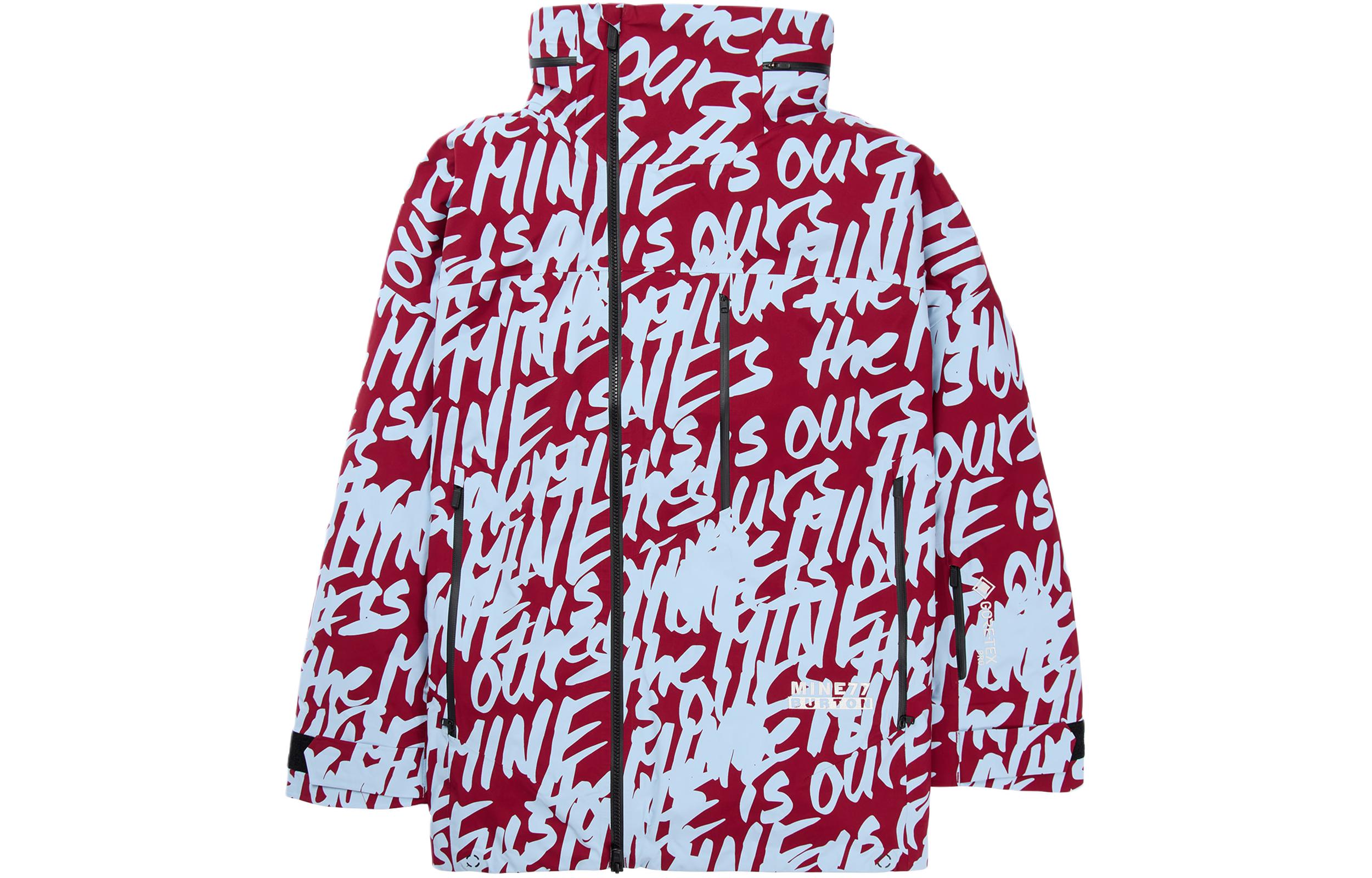 

Mine77 ss24 gore tex 3l лыжная куртка unisex BURTON, красный