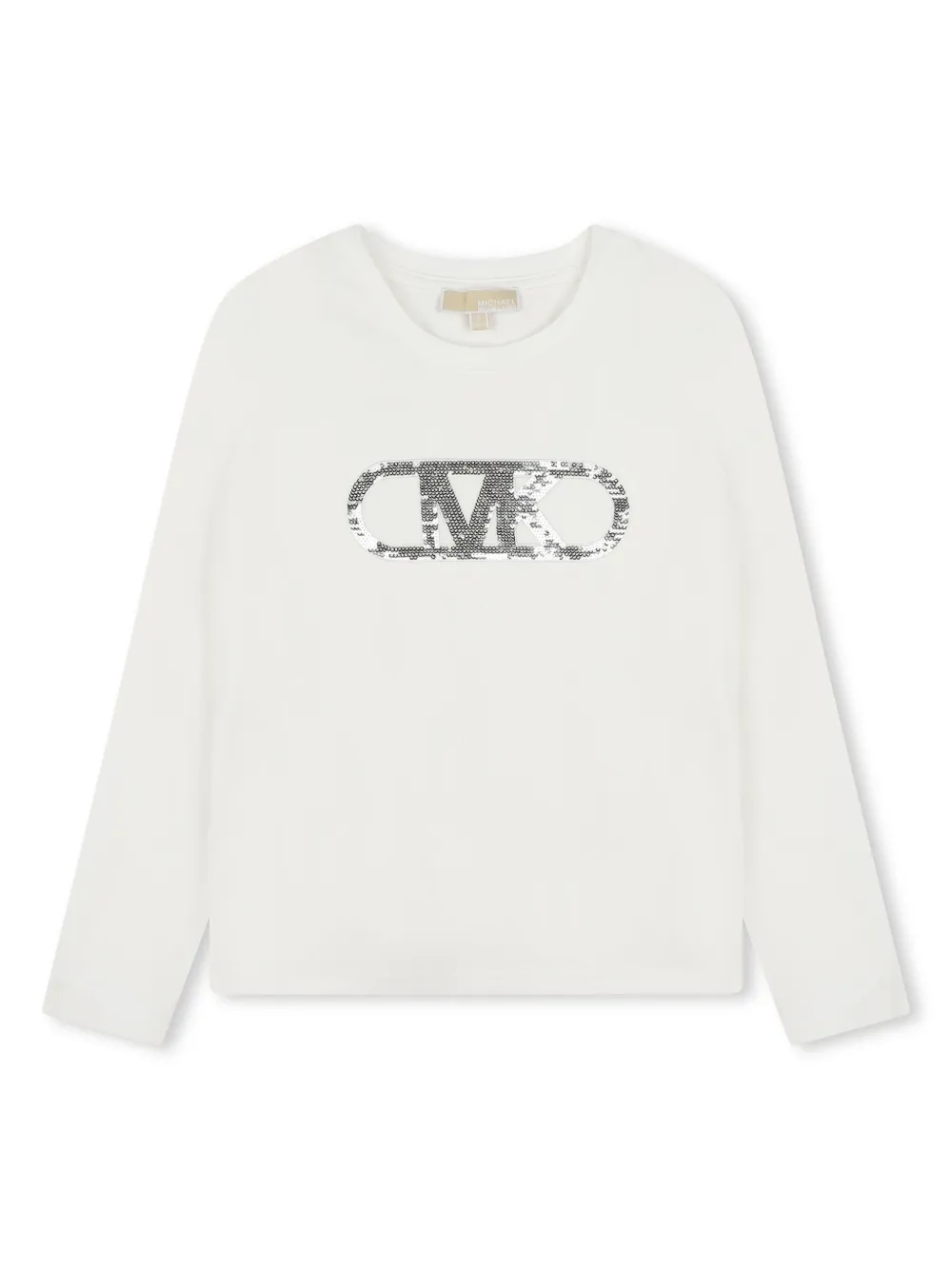 

Футболка Empire с логотипом из пайеток Michael Kors Kids, белый