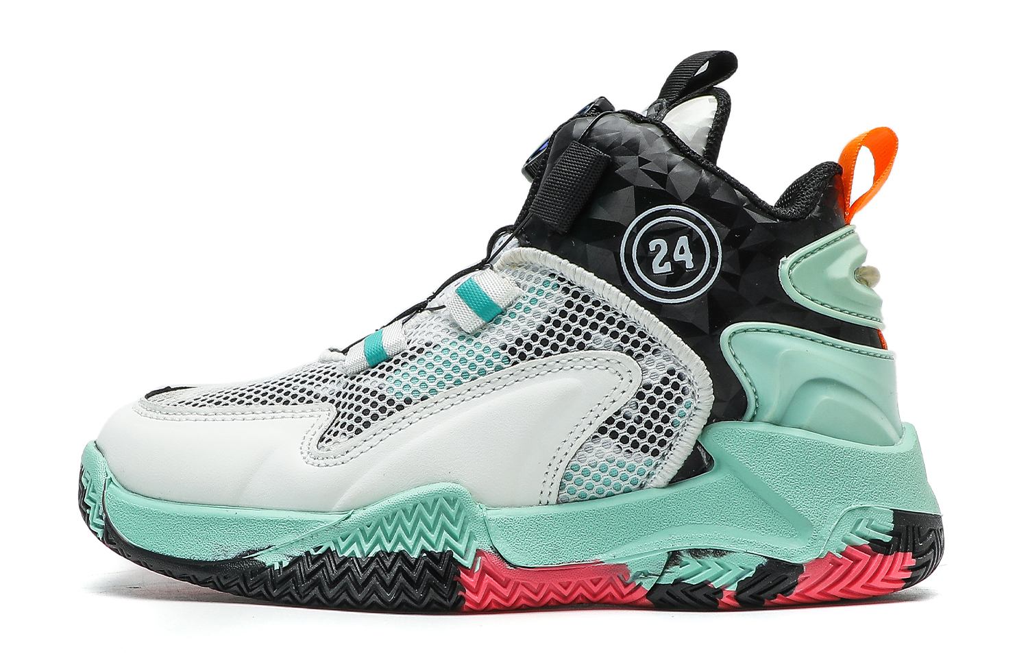 

Амортизаторы с противоскользящими и устойчивыми к истиранию свойствами детские баскетбольные кроссовки kids' IMAU, белый