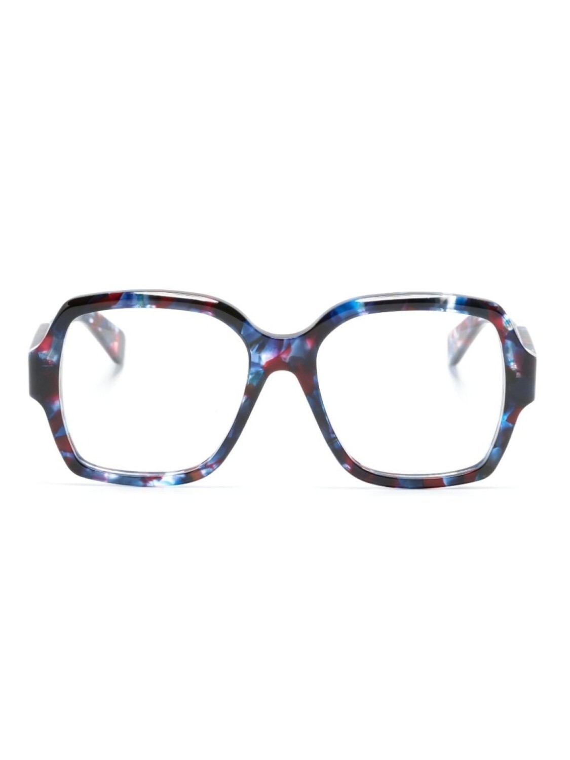

Chloé Eyewear очки в квадратной оправе с логотипом, синий