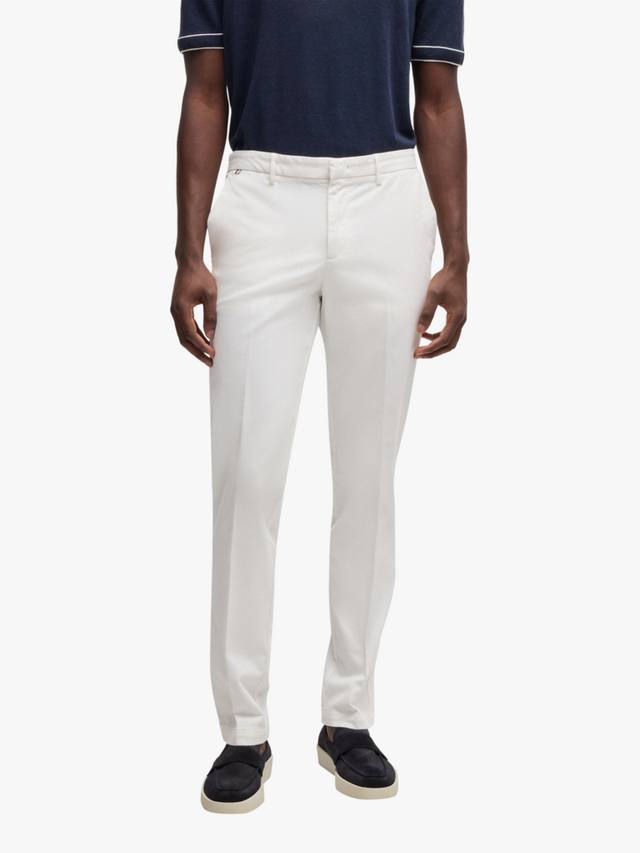 

Брюки boss kaito slim fit HUGO BOSS, белый