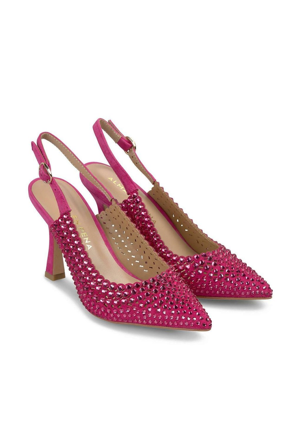 Классические туфли на каблуке High heels Alma en Pena, цвет Fucsia Jaspeado — фото 3