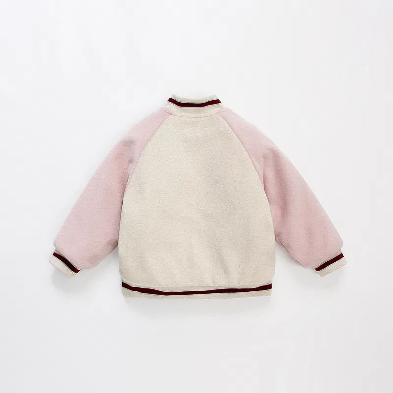 Детская бейсбольная куртка для детей 3-7 лет Disney, Pink — фото 3