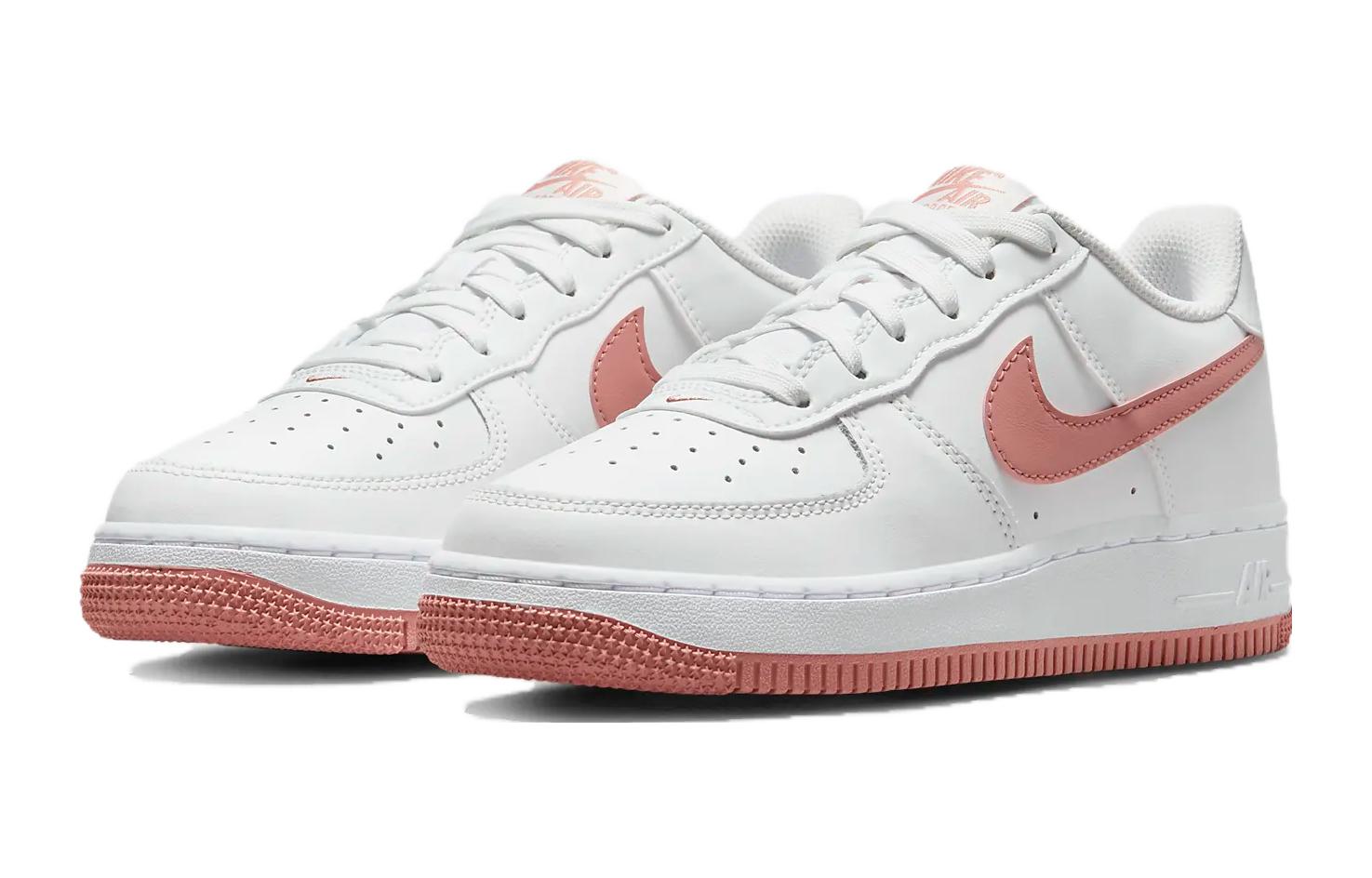 Nike Air Force 1 Low Summit White Red Stardust GS — фото 2