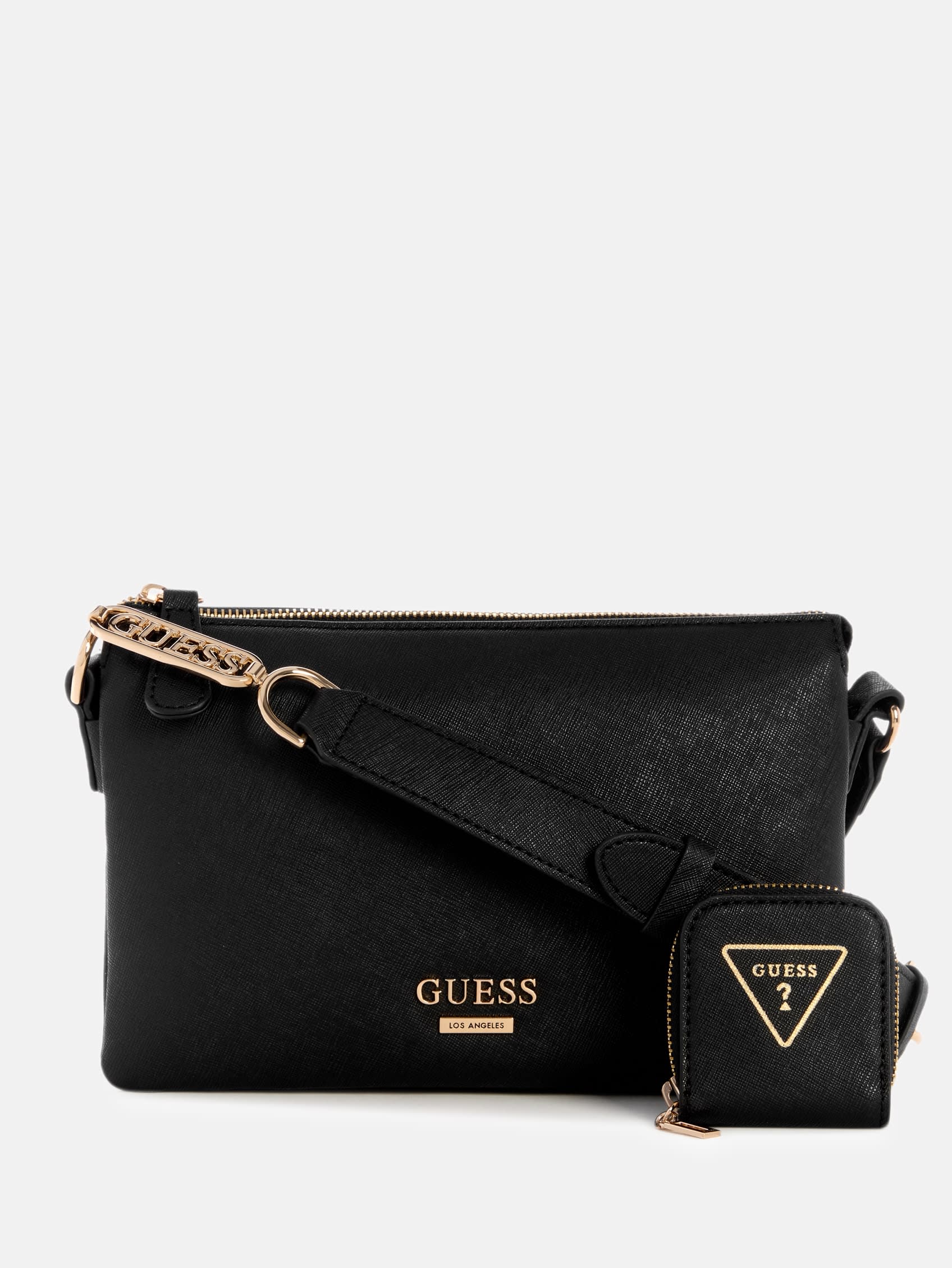 

Сумка-кроссбоди Oona с застежкой-молнией Guess Factory, черный