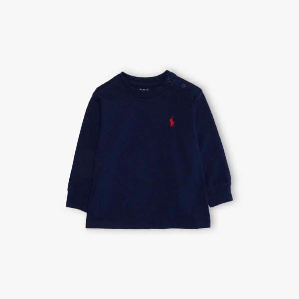 

Футболка Polo Ralph Lauren с вышивкой, темно-синий