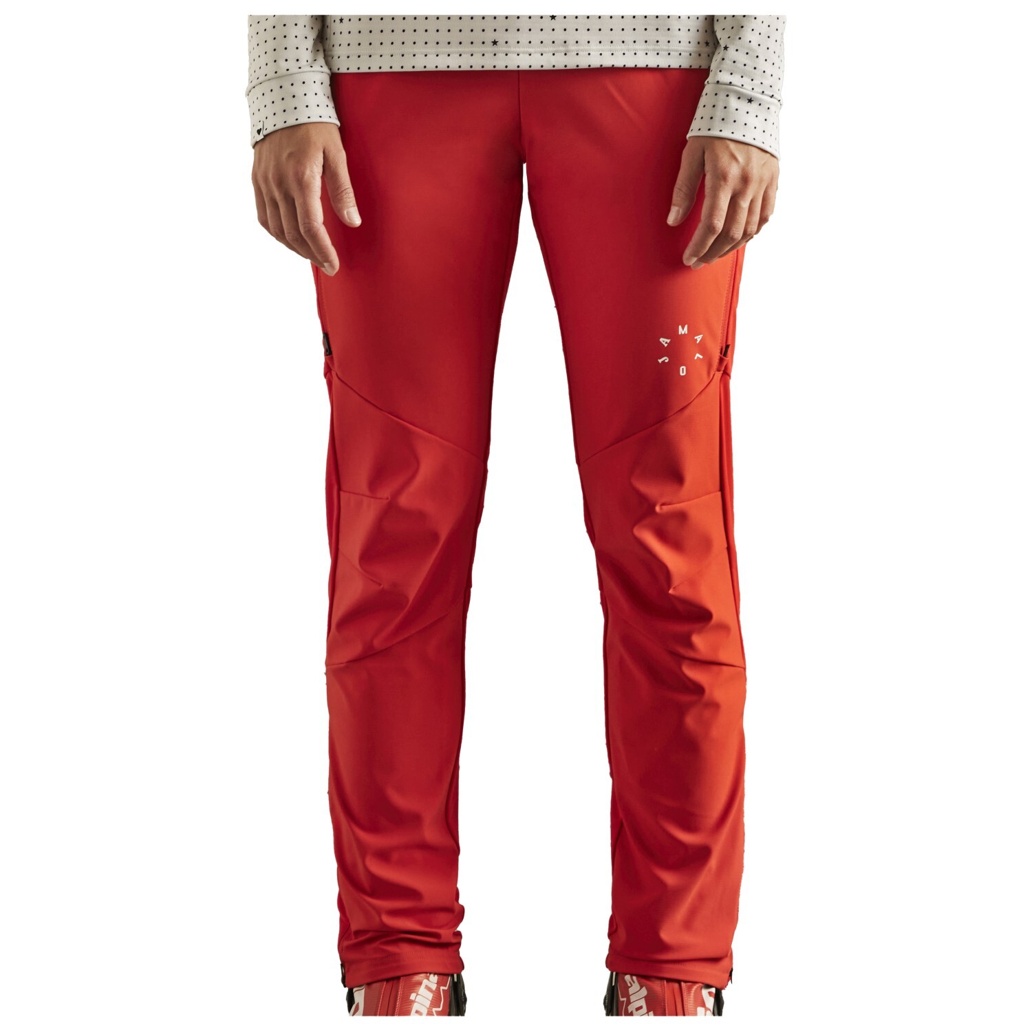 

Брюки для беговых лыж Maloja Women's CristinaM, цвет Fire Red