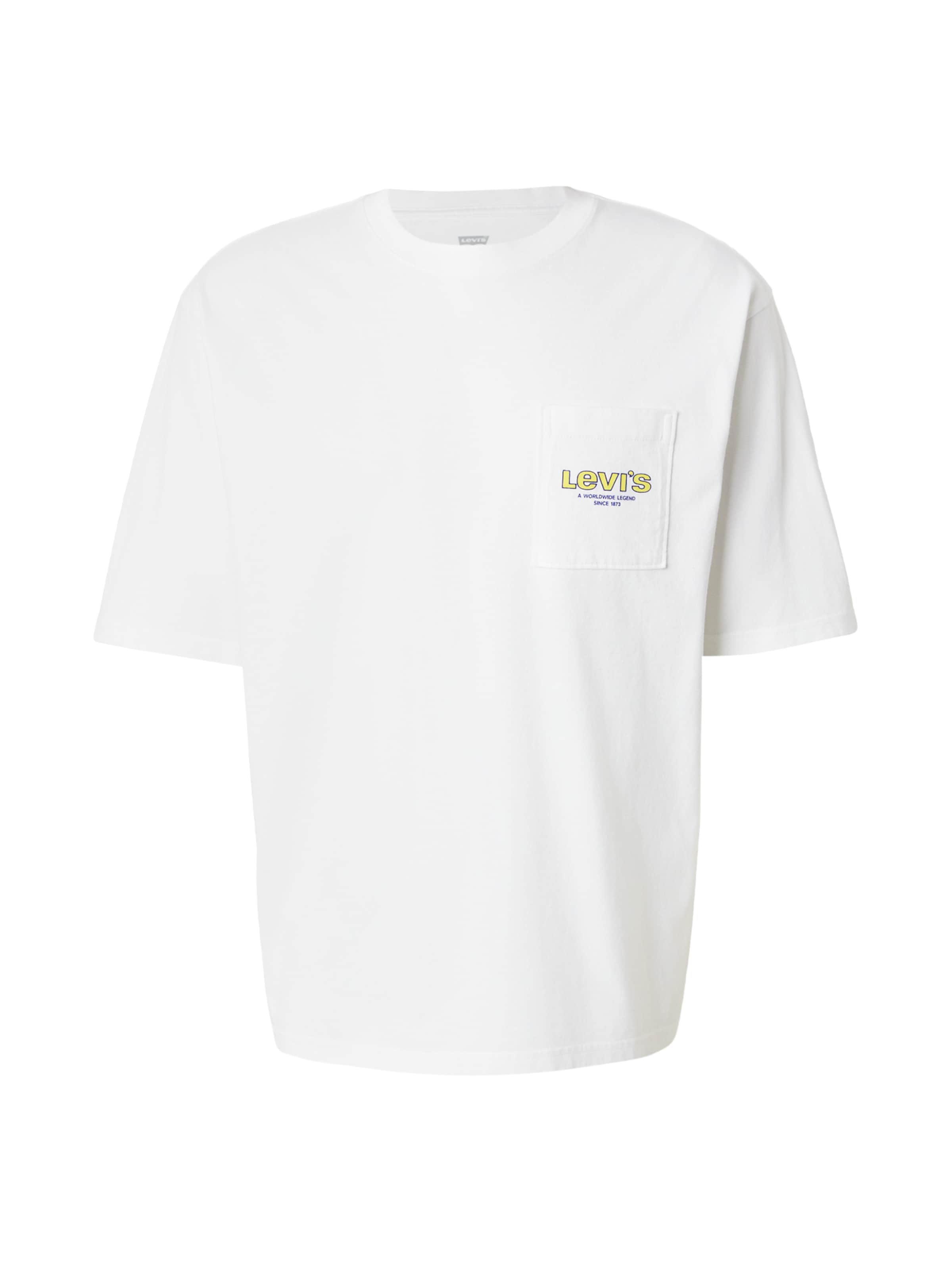 

LEVI'S Футболка 'Half-Sleeve Graphic Pocket Tee' в белом цвете