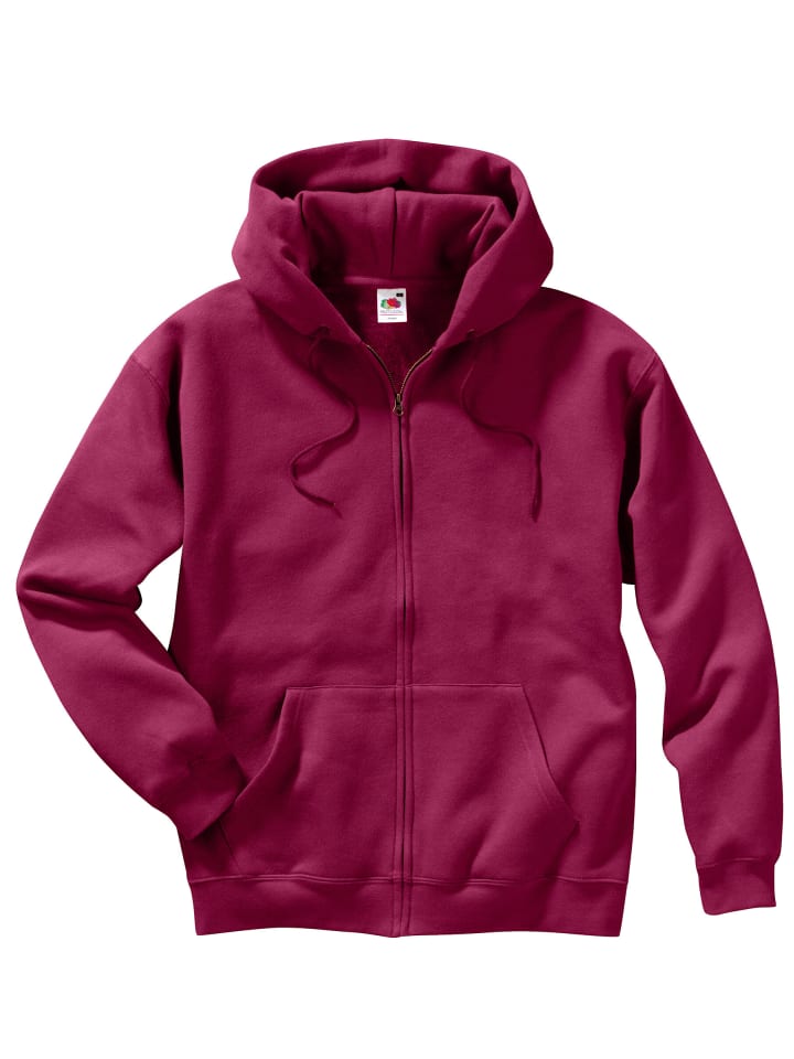 

Винно-красная толстовка Fruit of the Loom