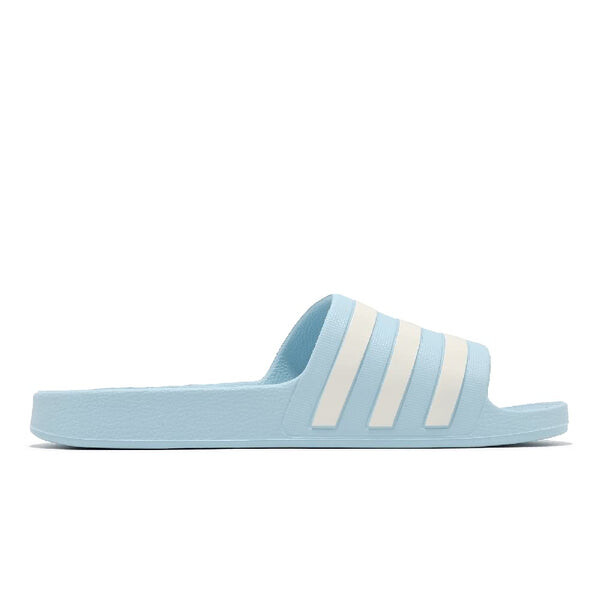 Тапочки adilette slides 'aqua' Adidas, синий — фото 2