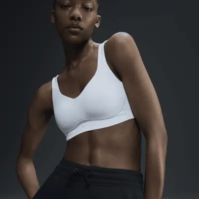

Спортивный бюстгальтер Nike Alate High Support, цвет White/Cool Grey