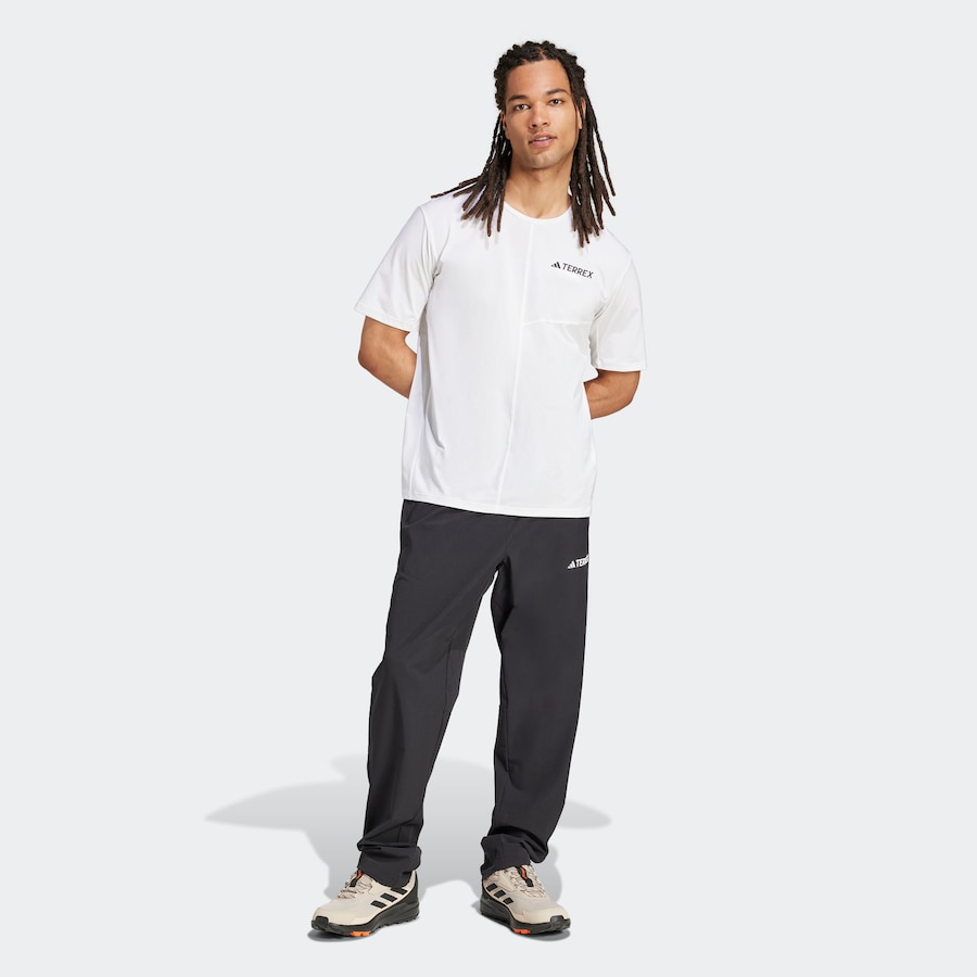 Облегающие брюки для активного отдыха ADIDAS TERREX Essentials, черный — фото 4