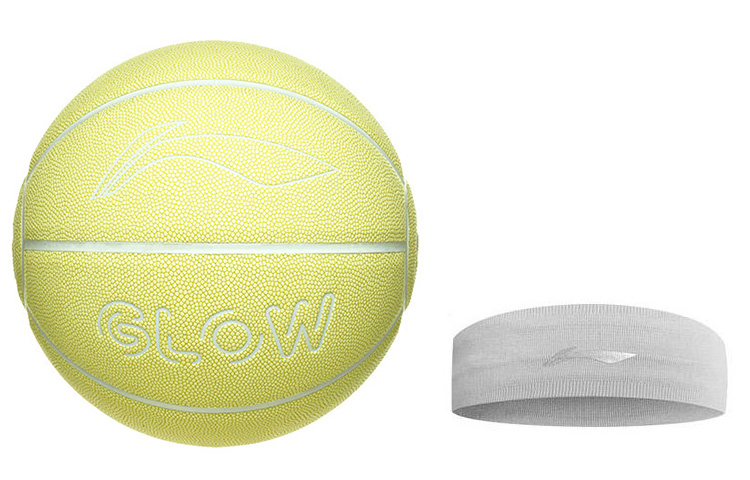 

LINING Badfive PU баскетбольный мяч yellow размер 7 glow in the dark тренировочный unisex