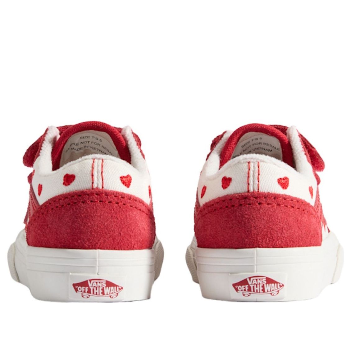 (TD)Vans Old Skool V 'Red White' — фото 4
