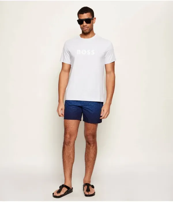 Футболка медсестры regular fit Boss, небесно-голубой — фото 2