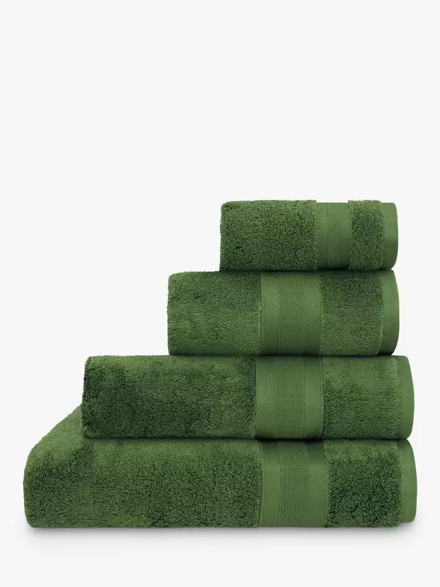 

Полотенце Jasper Conran London Zero Twist Cotton Fast Drying, цвет forest/green