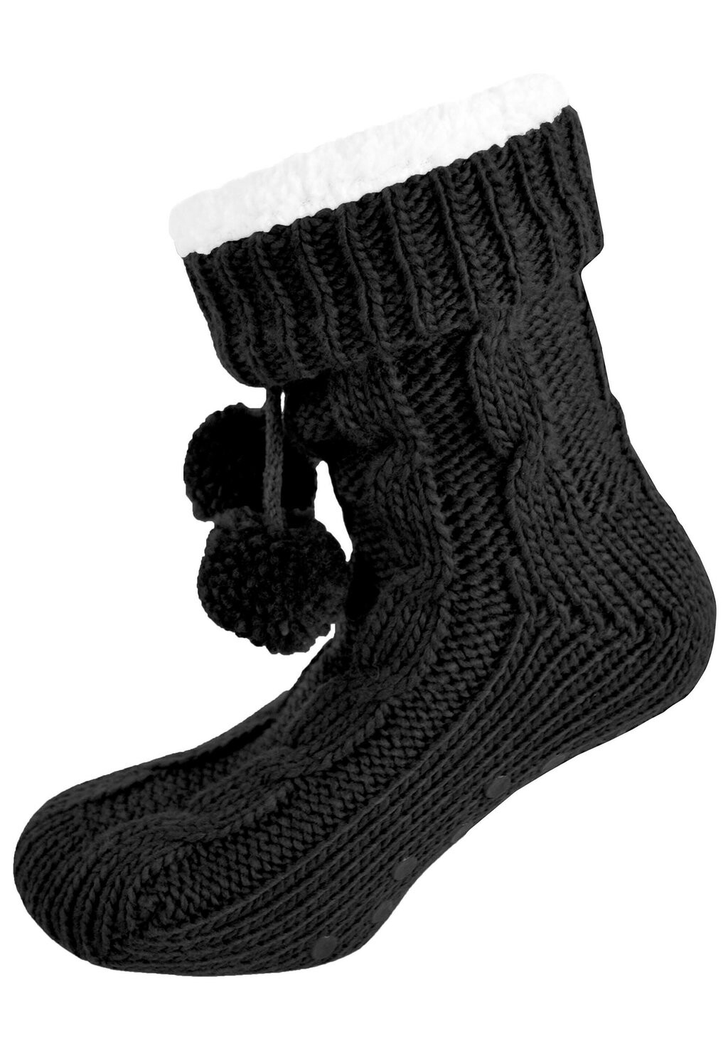

Носки COZY BOBBLE HOMIES Normani, черный