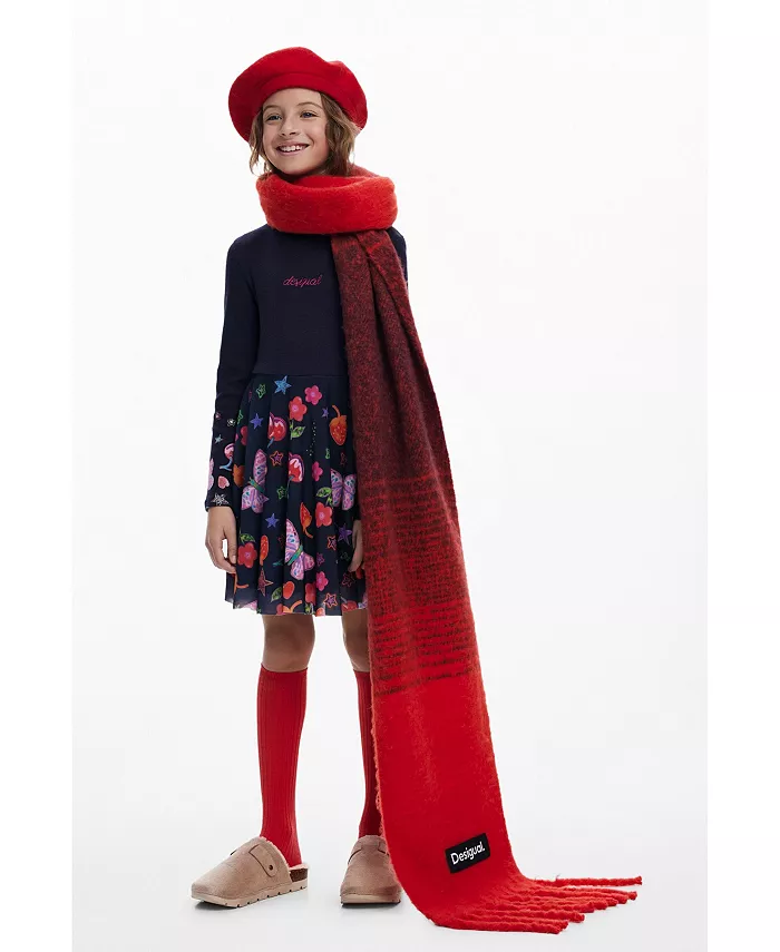

Фасоны платьев с юбкой из тюля для девочек Desigual, синий