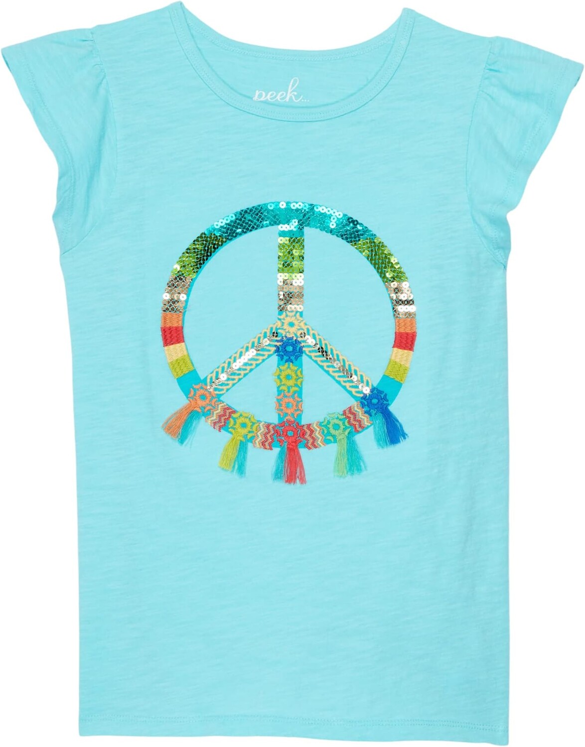 

Футболка PEEK Peace Peace Peace Tee, цвет Turquoise