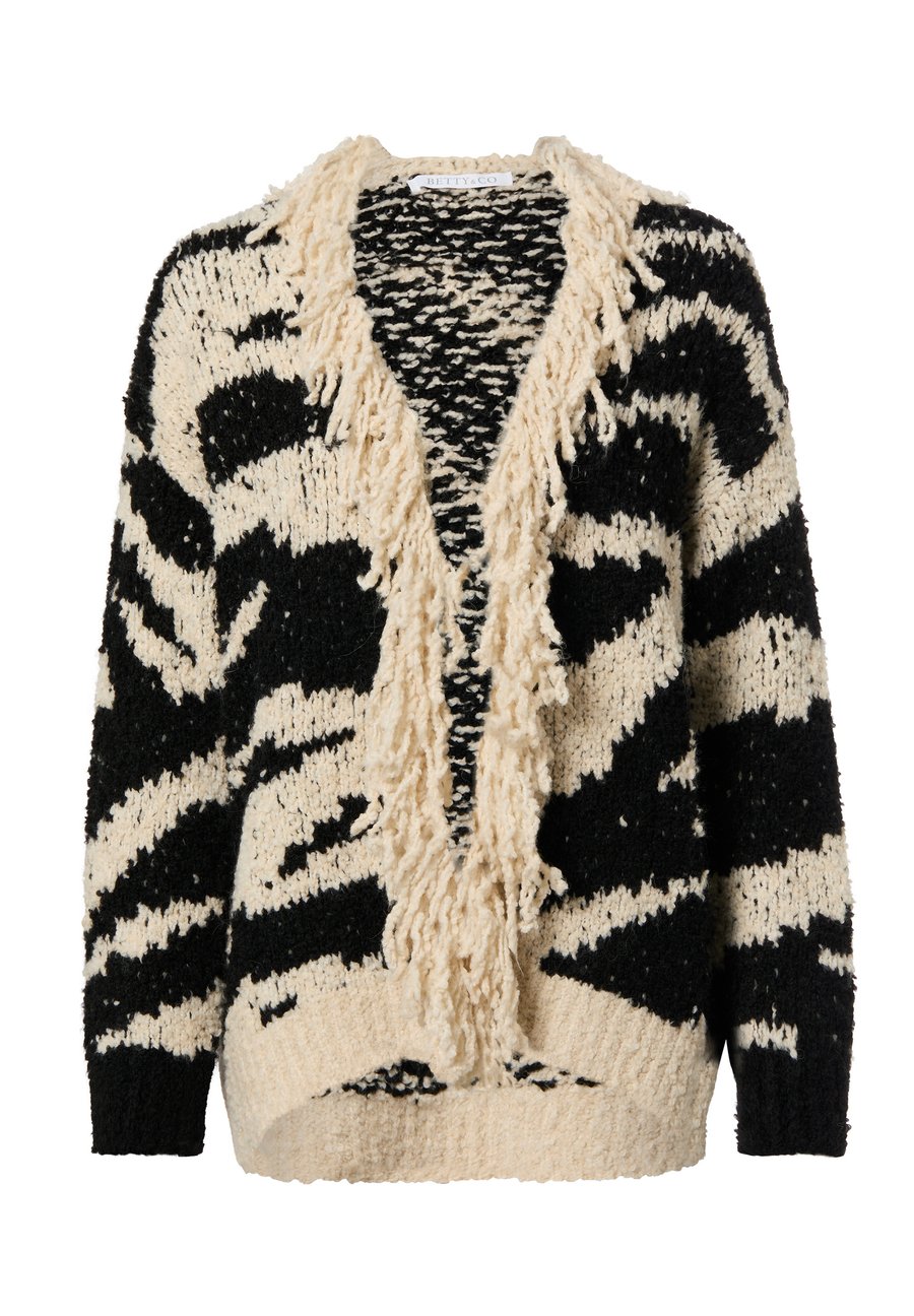 

Кардиган Betty & Co Cardigan, Beige Schwarz/Beige