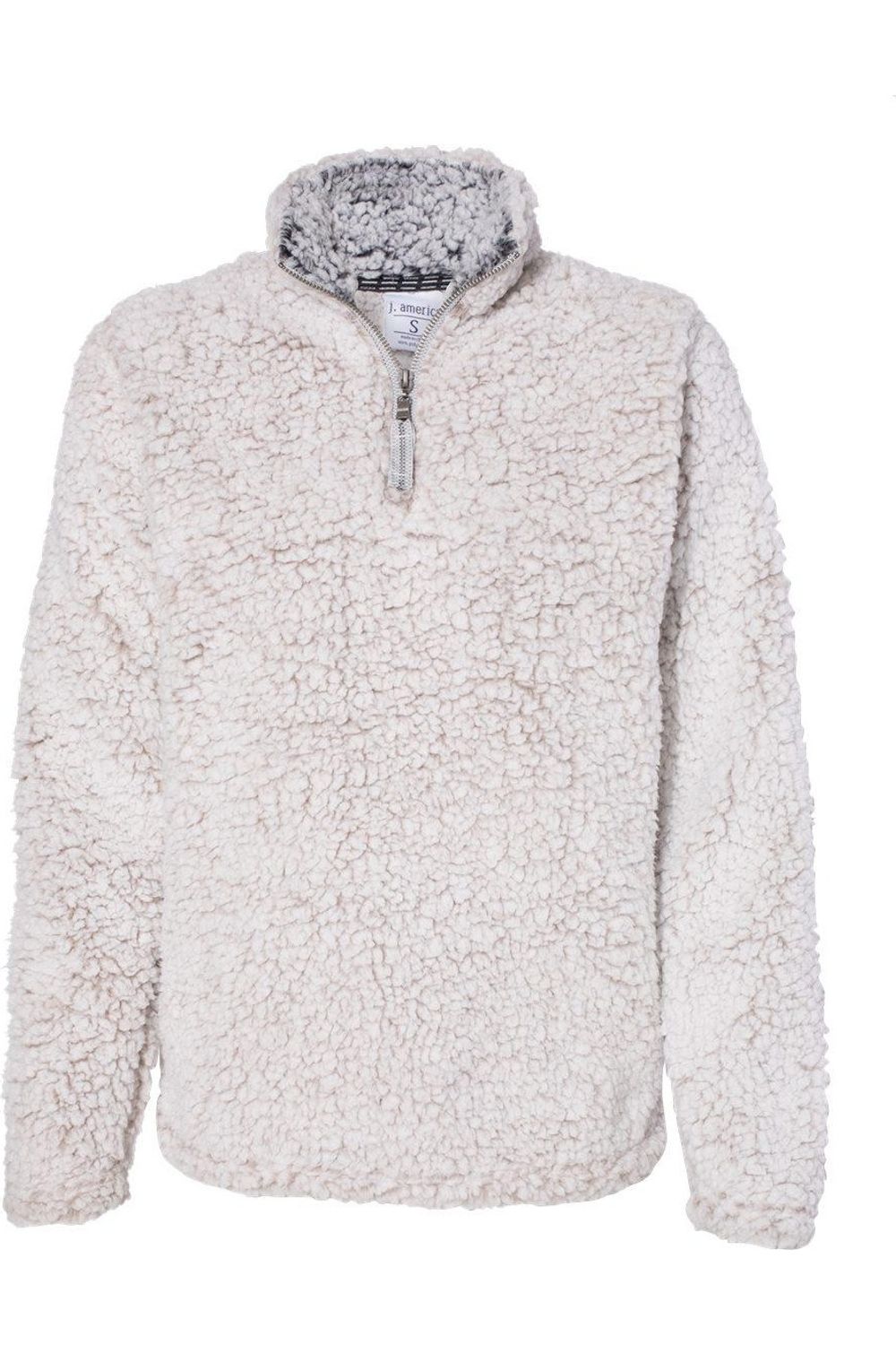 

Женский пуловер J America Epic Sherpa с застежкой-молнией до четверти длины J. America, oatmeal heather, Серый, Женский пуловер J America Epic Sherpa с застежкой-молнией до четверти длины J. America, oatmeal heather