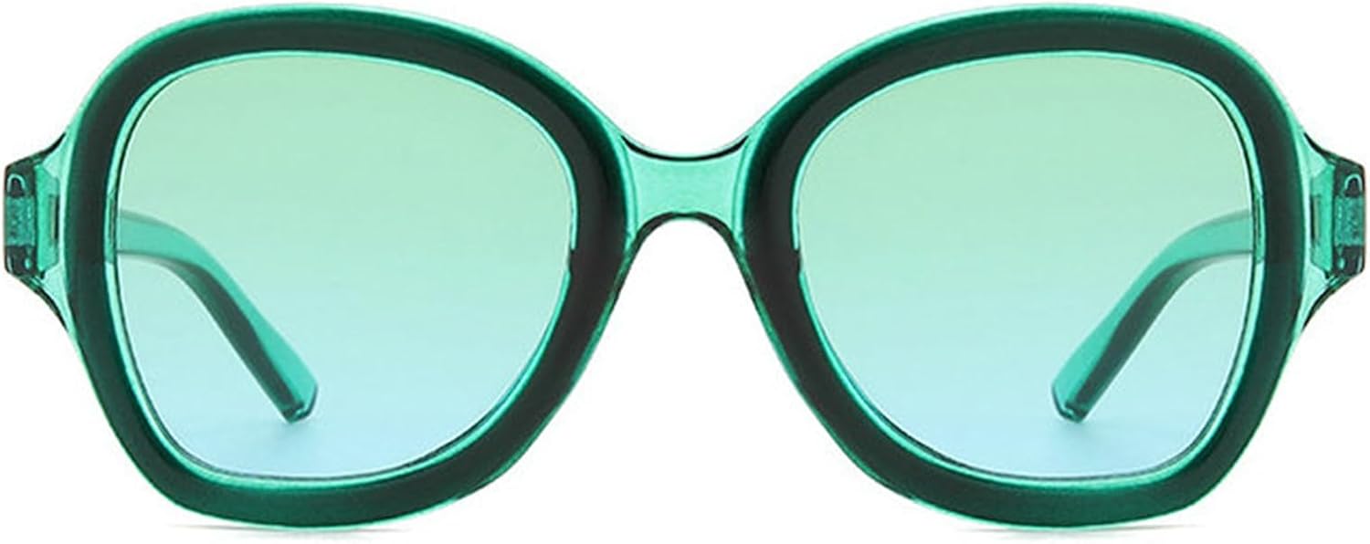 

Willochra Модные большие круглые солнцезащитные очки для женщин, ретро-градиентные очки с защитой от УФ-излучения UV400 для мужчин, трендовые солнцезащитные очки для активного отдыха, цвет шампанского, C4