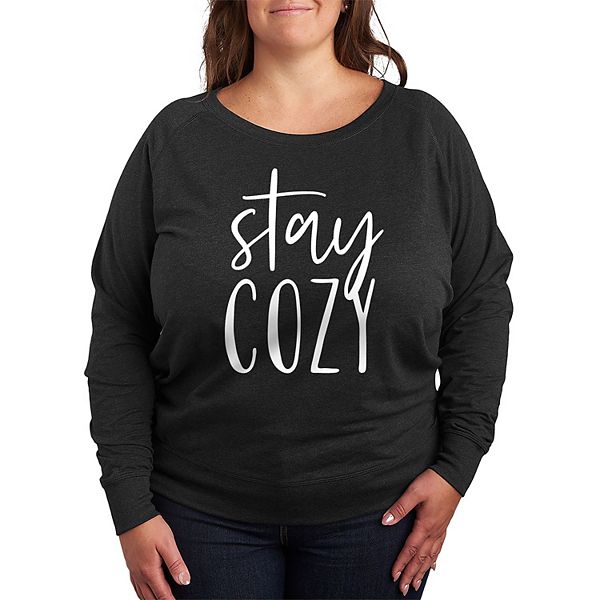 

Футболка с длинным рукавом из френч терри, уютная, Plus size Licensed Character, Heather Charcoal