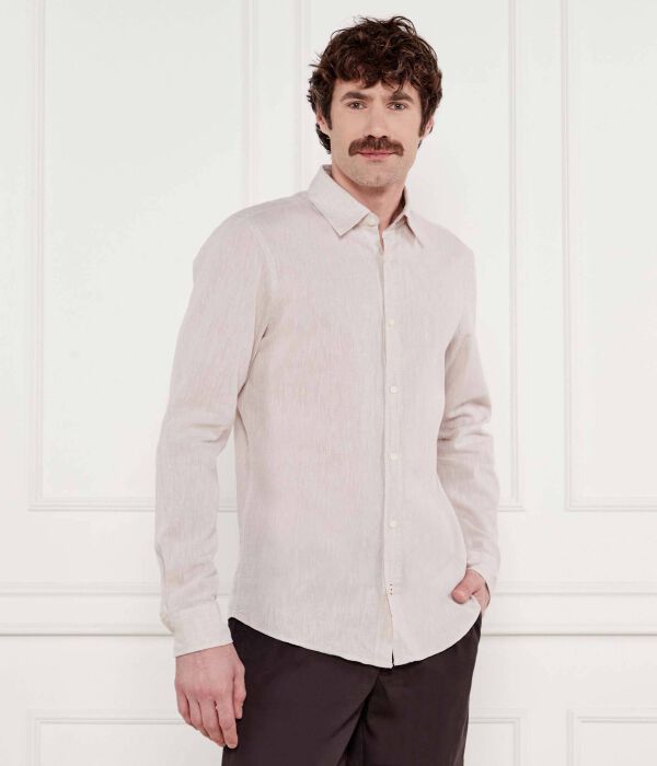 

Льняная рубашка хансон Modern fit Joop! Jeans, желтый